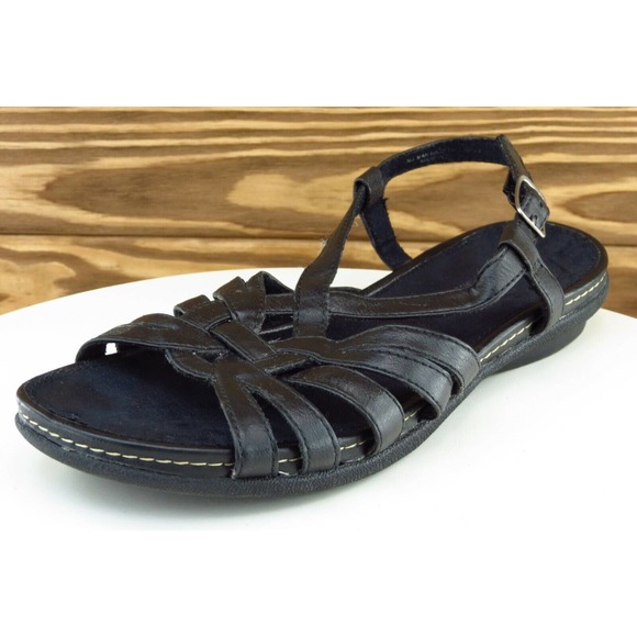 Great‎ Northwest Size 7 M Black Gladiator Synthetic Women Sandal Shoes Samantha - Picture 1 of 7
